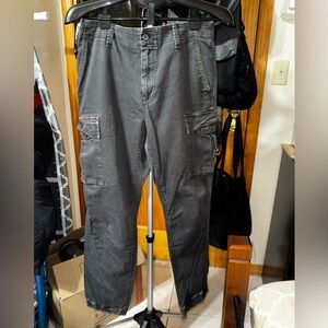 Old Navy I Men's I Cargo I Utility Style I Stone-washed I Black-charcoal